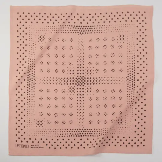 Natural Dye Silk Bandana | Ash Pink (PRE-ORDER FEBRUARY DELIVERY)