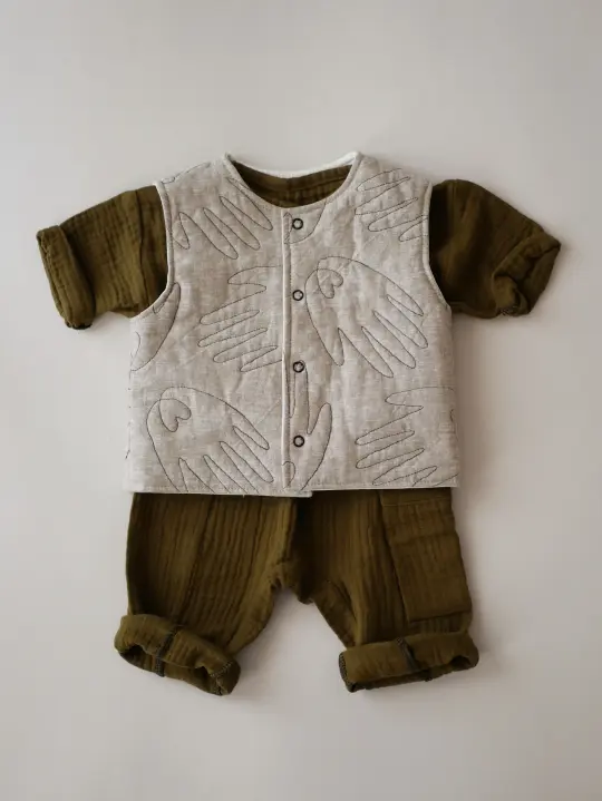 VESTE sans manches matelassée / Quilted summer JACKET