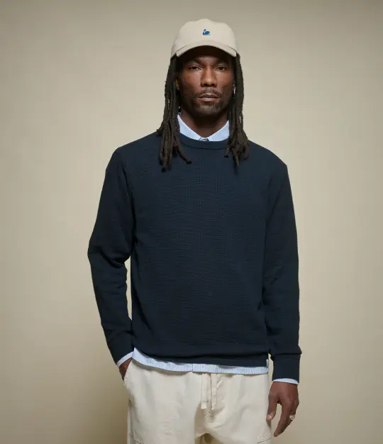 Lightweight Waffle Knit Sweater