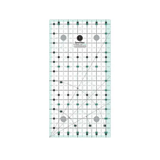 Sew Magnetic 6-1/2in x 12-1/2in Ruler Left Handed