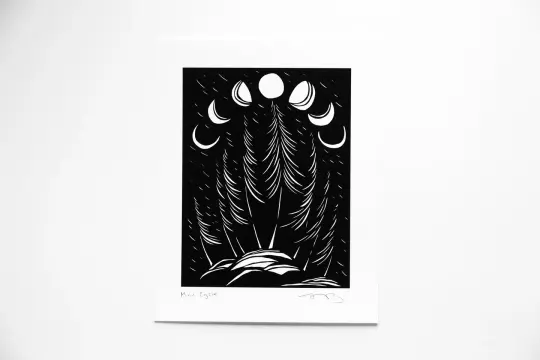 "Moon Cycle" 8x10" Print