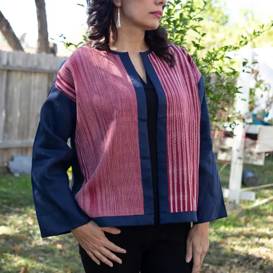 Tabasco Linen with Telar Lightweight Blazer