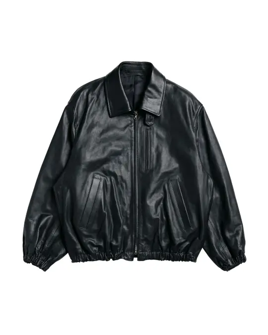 ssstein Calf Zip Short Jacket Black