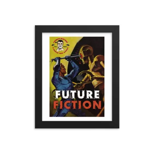 Future Fiction Framed Print