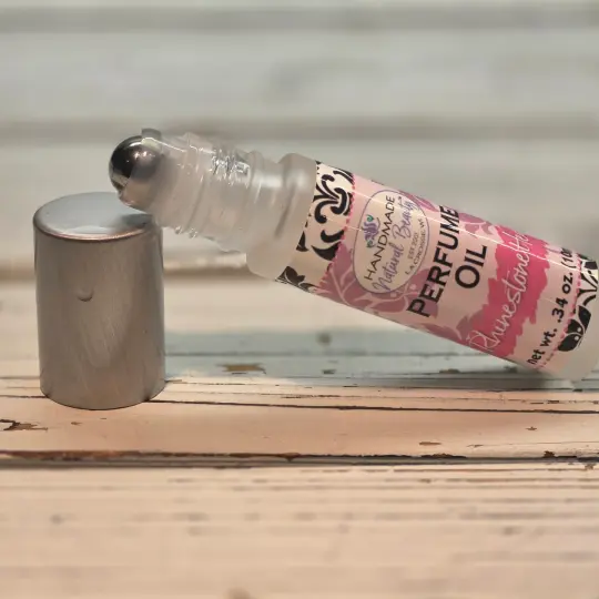 Handmade Natural Beauty: Charity Roll-On Perfume "Rhinestone Heart" *CAPPED PRE-ORDER*