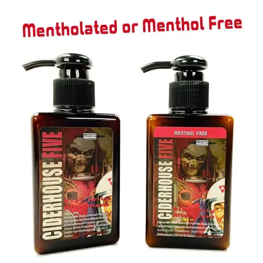 Ciderhouse 5 Star Jelly Aftershave | Mentholated or Menthol Free | 150 Ml