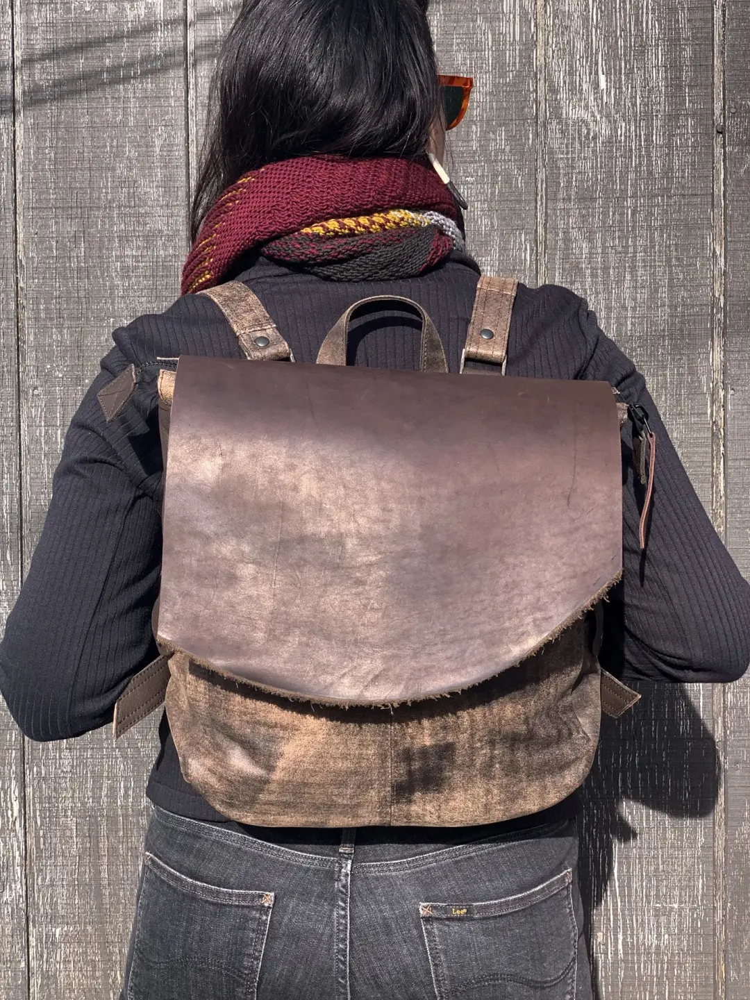 BsD Backpack Distressed Brown