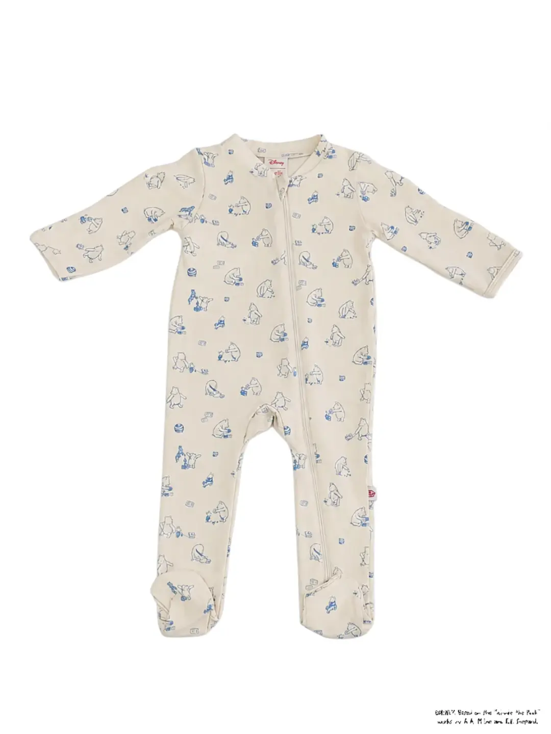 Sleepsuit - Blue Playtime Pooh