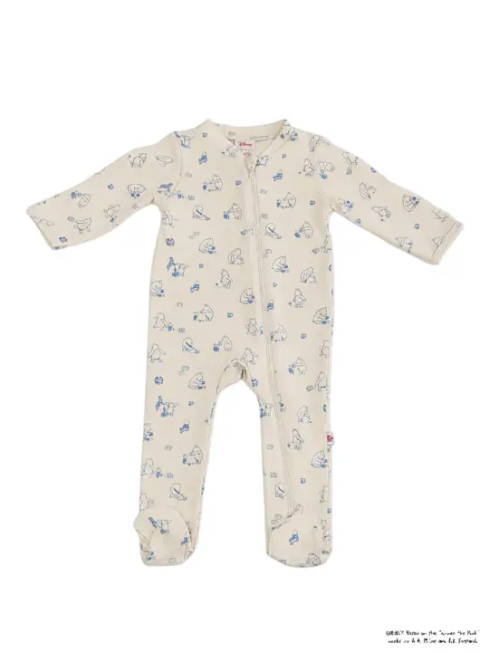 Sleepsuit - Blue Playtime Pooh