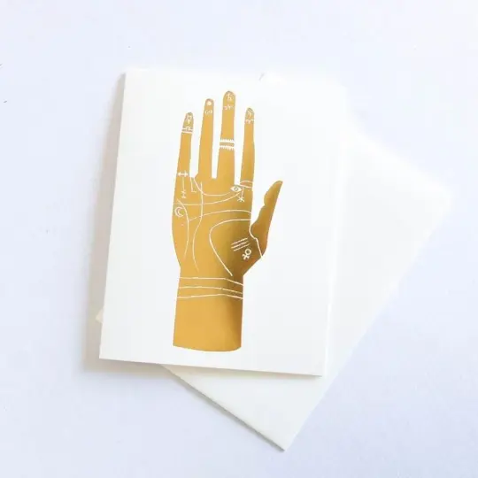 Palmistry Hand Card