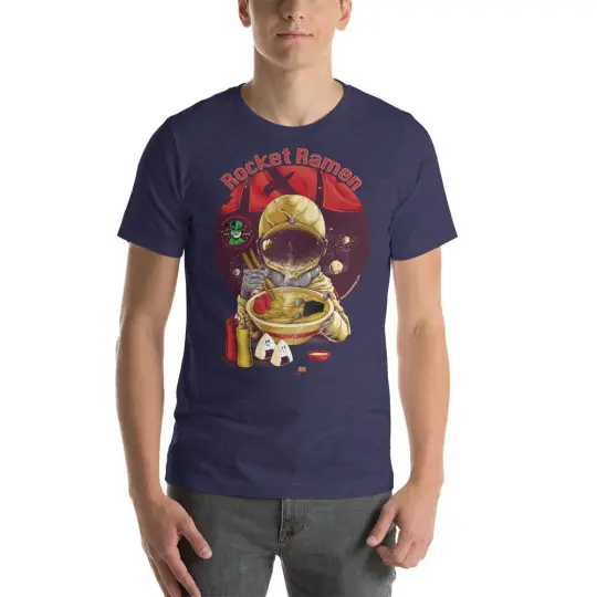 Rocket Ramen Short-Sleeve Unisex T-Shirt | Available in Multiple Colors!