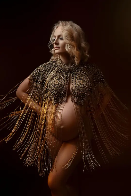 Kyra beaded fringe Cape