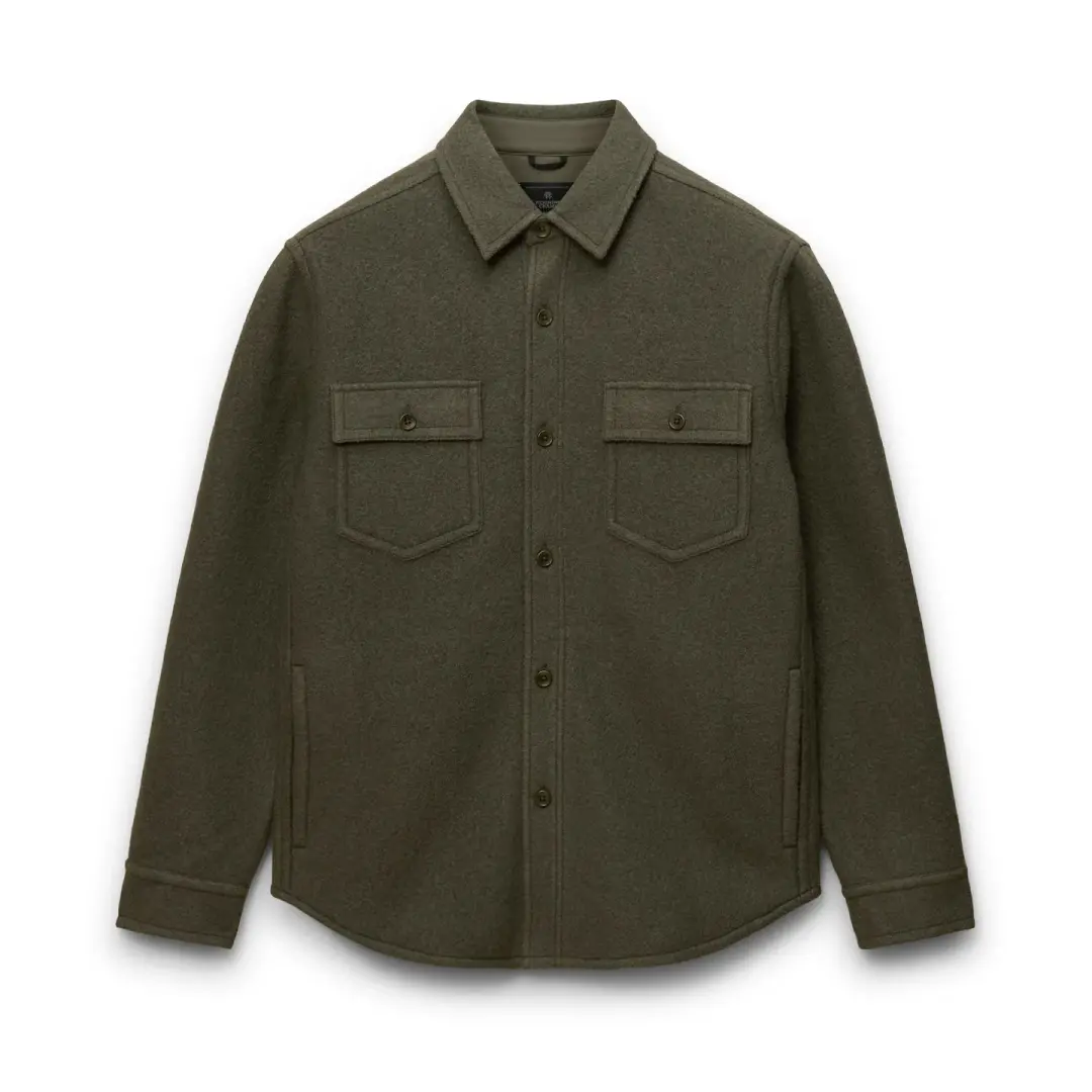 Boiled Wool Warden Standard Overshirt