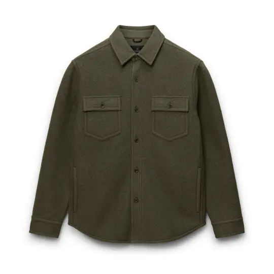 Boiled Wool Warden Standard Overshirt