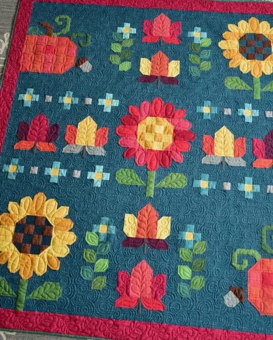 Autumn Afternoon Sampler in Grasscloth Cottons