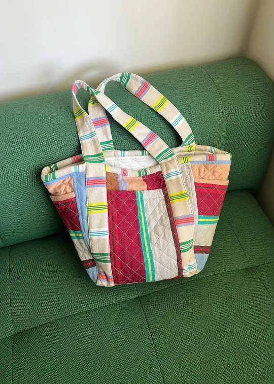 jumbo quilted tote | home | mesa