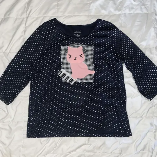 piano kitty shirt - 3