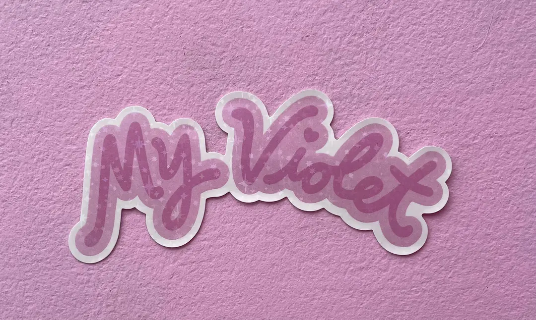 My Violet Logo Sticker