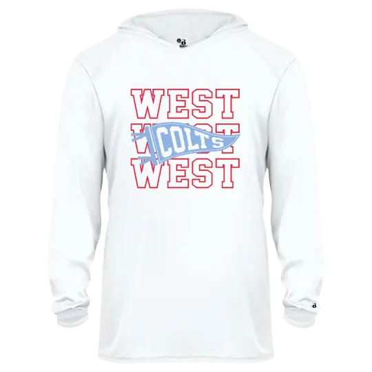 RDES & WJMS 2105 Youth Long Sleeve Hooded Tee