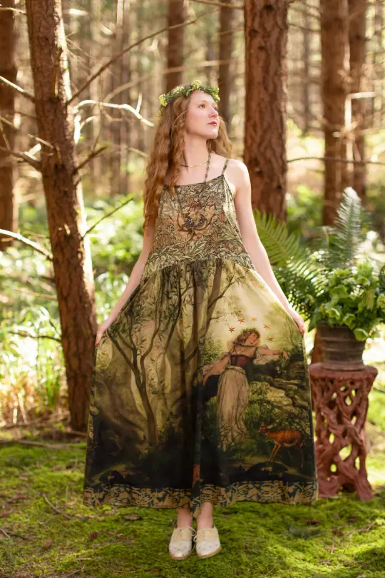 The Dawning Bohéme Slip Dress
