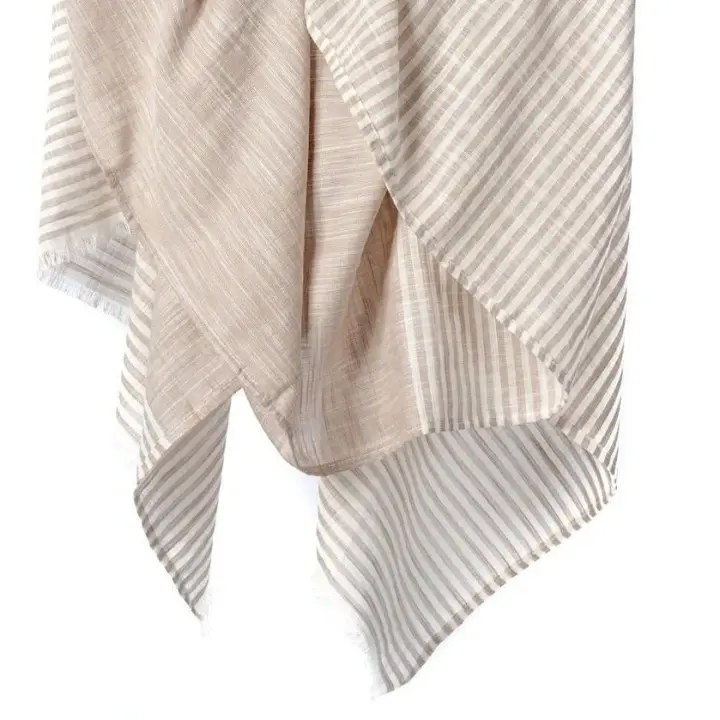 Malabar Natural Khadi Scarf Natural
