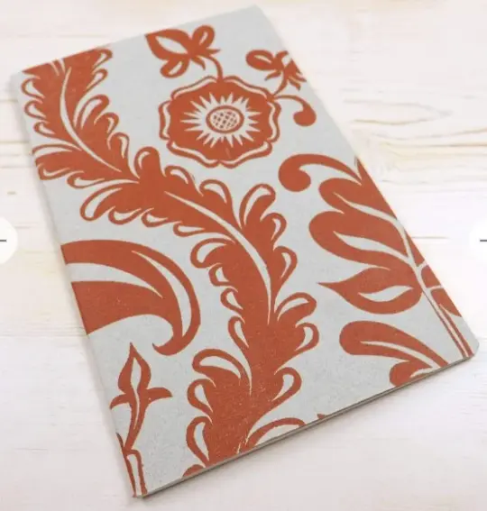 Papillon Flora Letterpress Grid Notebook
