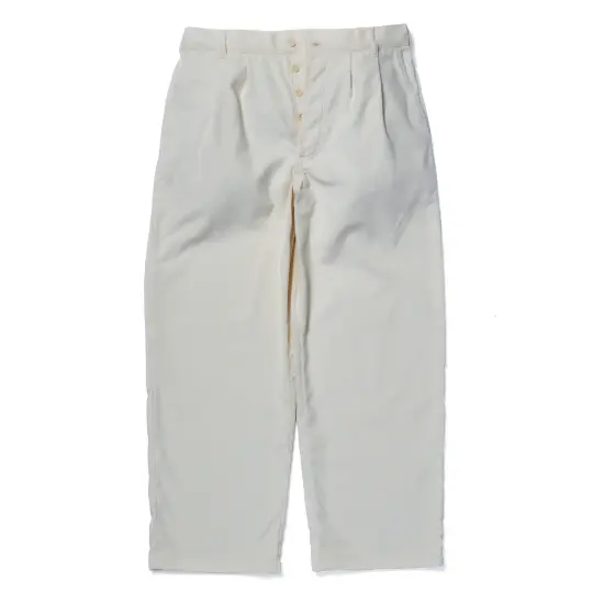 DOUBLE-PLEAT CORDUROY TROUSERS