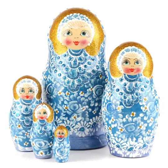 Blue & Gold Matryohska