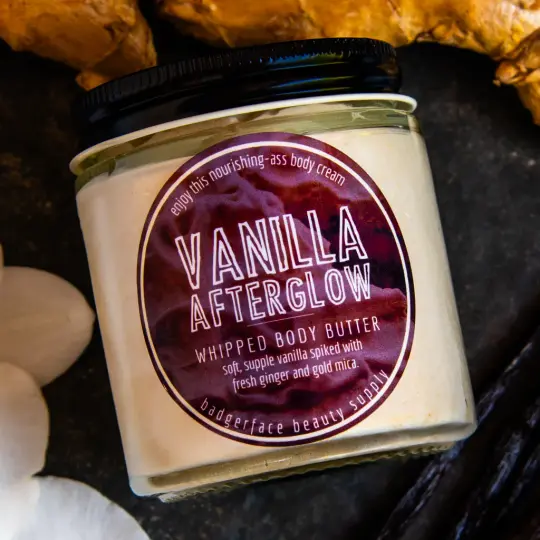 Vanilla Afterglow Whipped Body Butter.