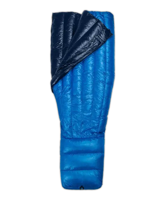 Overstock - 20F Zip Around Sleeping Bag - Azure Shell - Broad - Medium