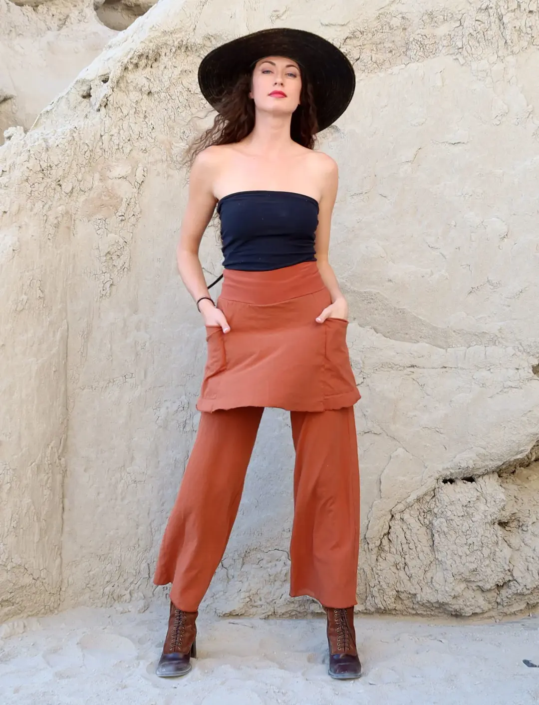Perfect Pockets Mini Skirted Simplicity Pedal Pushers