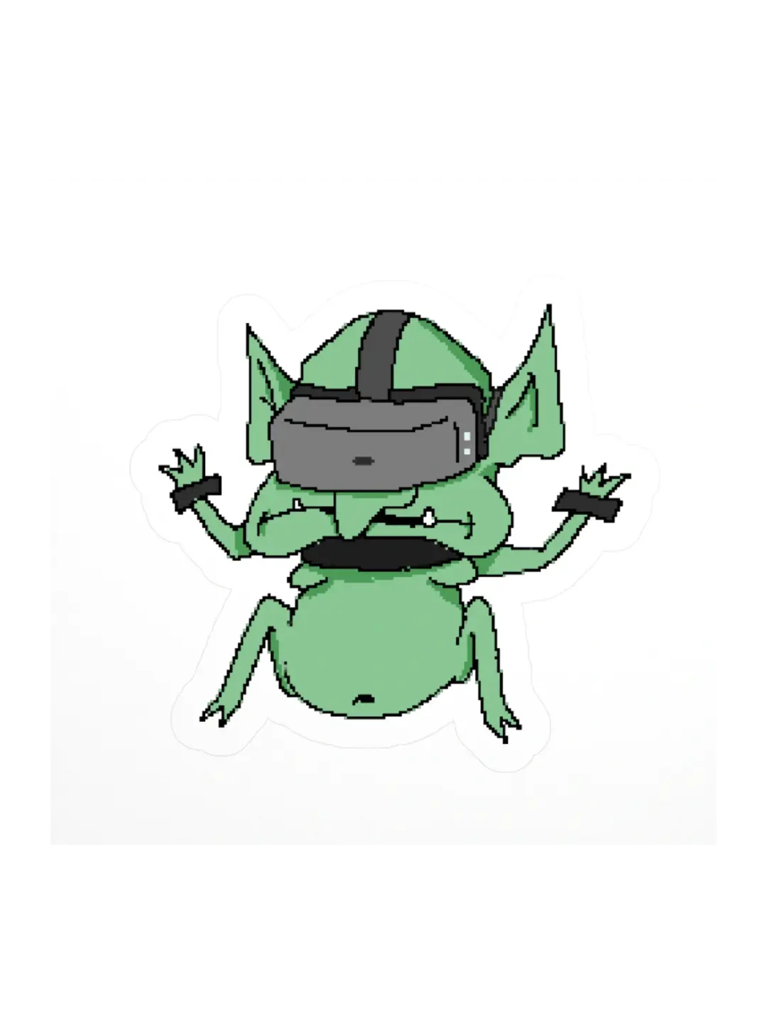 Abuse Goblin VR Sticker