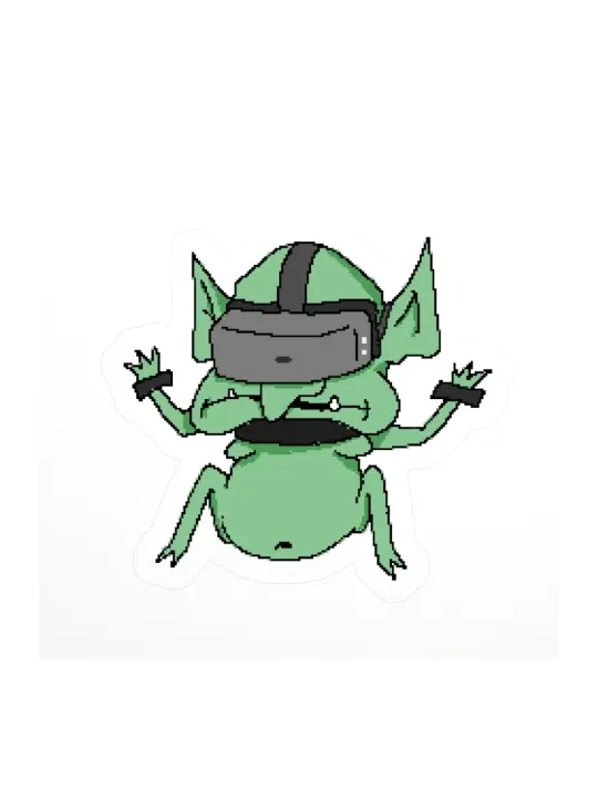 Abuse Goblin VR Sticker