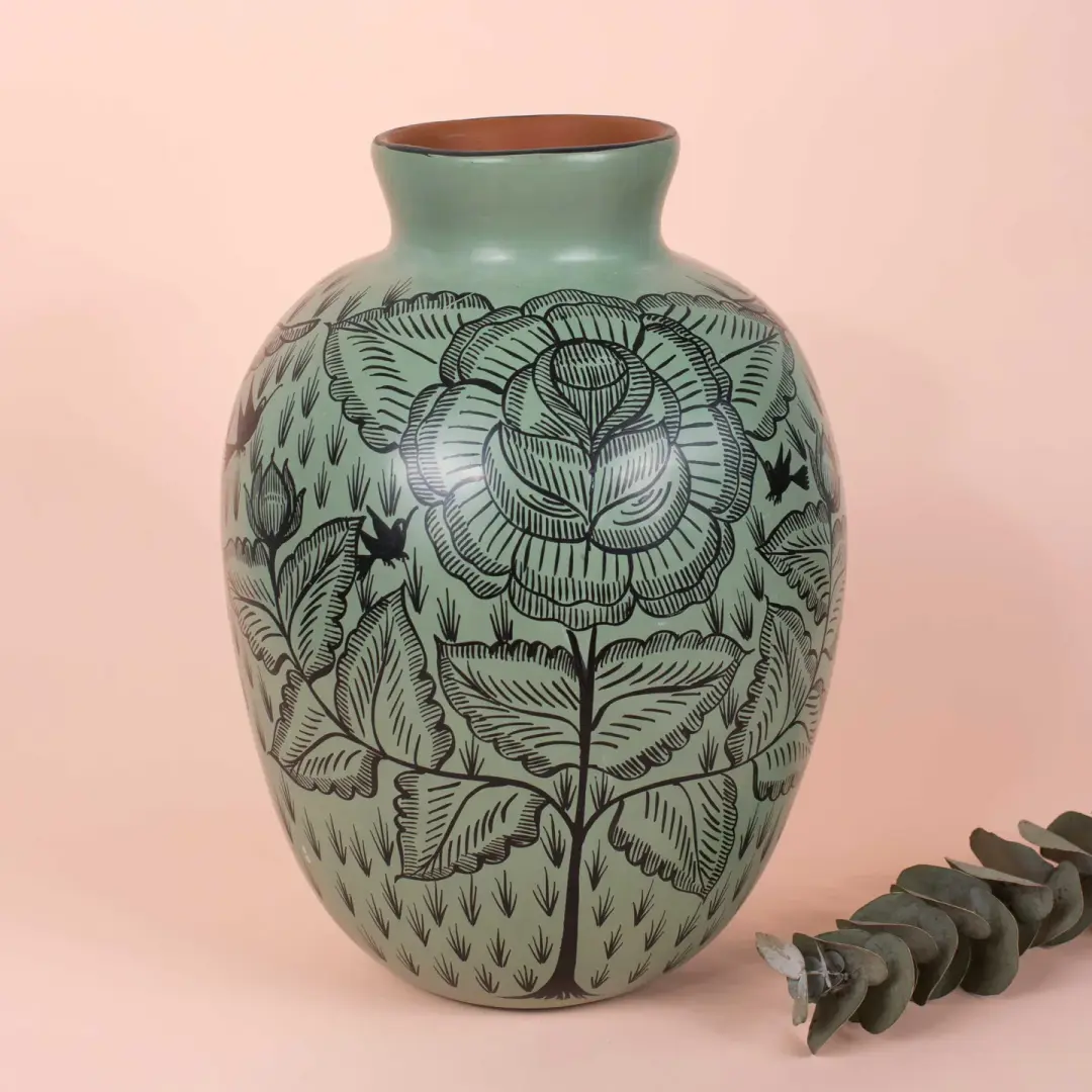 Huancito Large Oval Vase