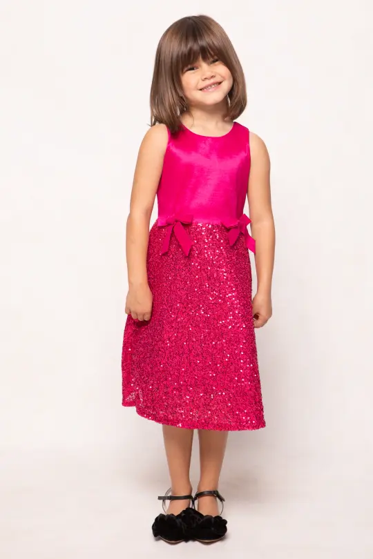 Mini Alexis Dress in Fuchsia