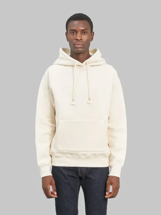 Wonder Looper Pullover Hoodie 876gsm Double Heavyweight French Terry Ecru