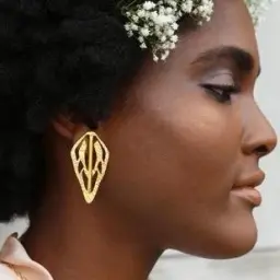 Alien Key Post Earrings