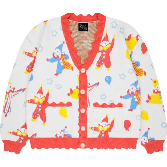 Clownin' Around Cardigan