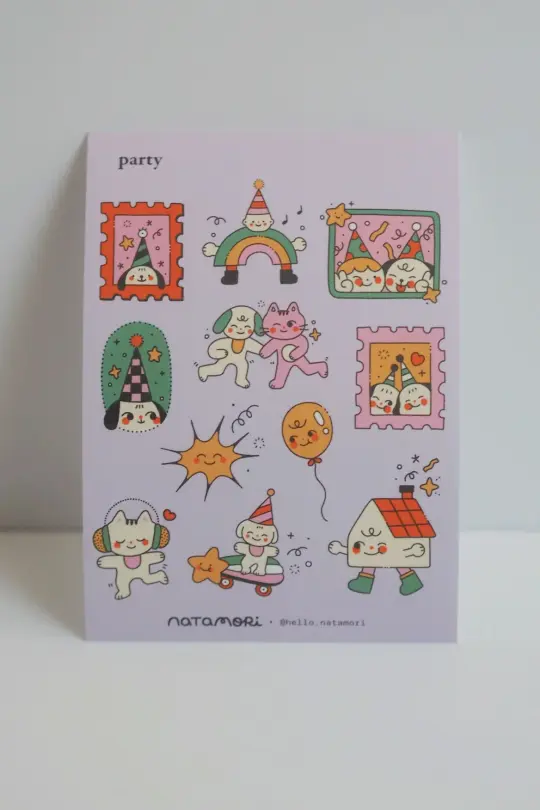 Party - Mini Sticker Sheet