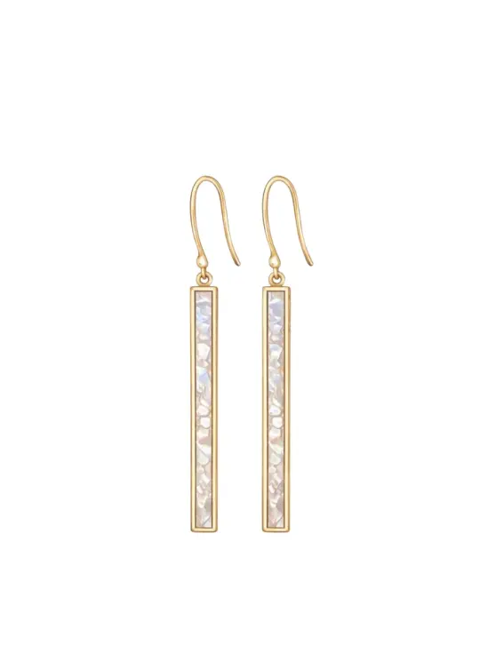 Celeste Earrings in Moonstone