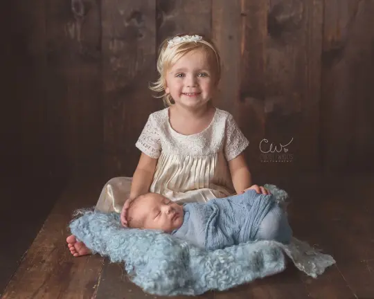 Nest of Curls Blanket - BABY BLUE