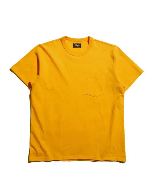 The Real McCoy's BC25003 Buco Tee / Skull Piston Yellow