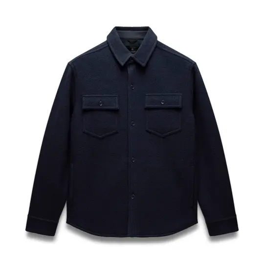 Boiled Wool Warden Overshirt