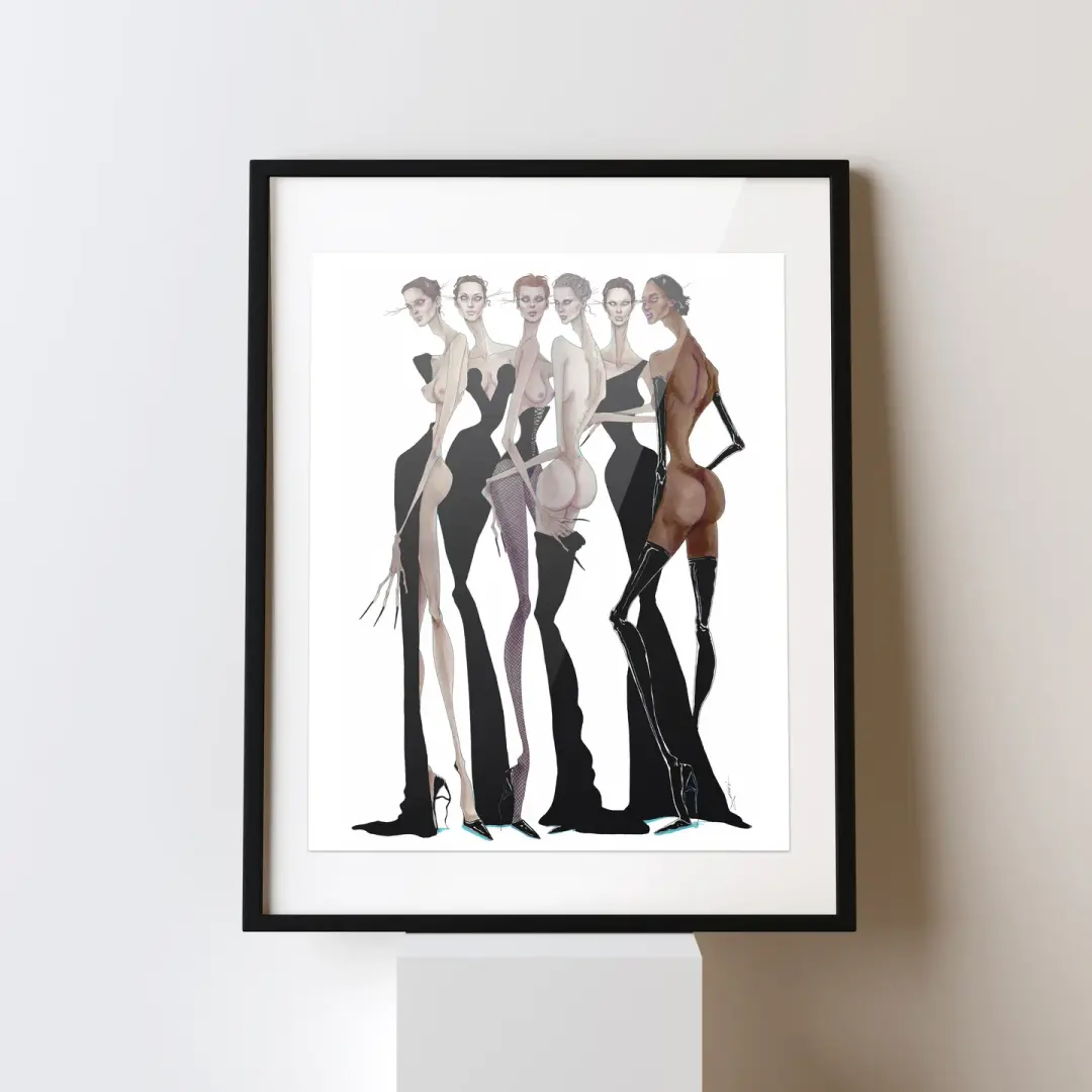 THE ORIGINAL SIX – Print