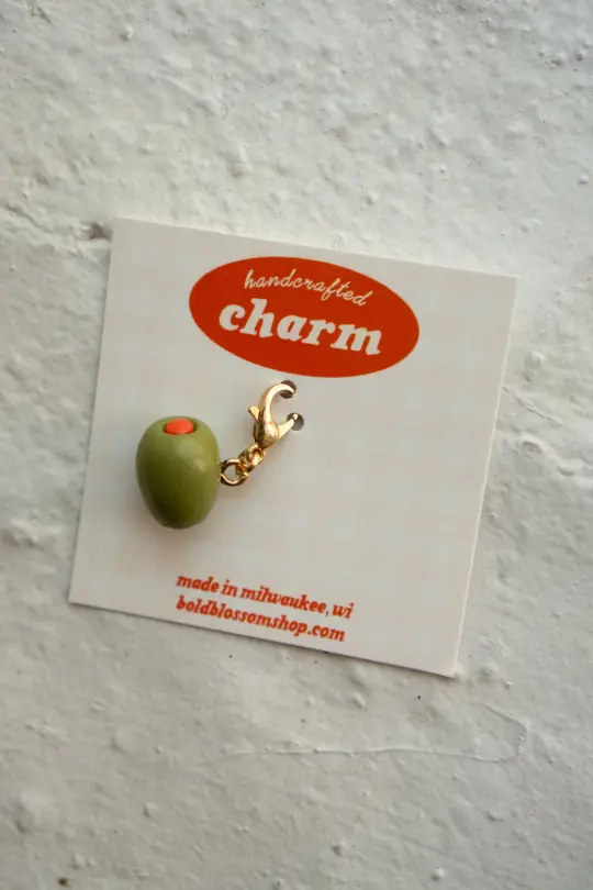 Tiny Olive Charm
