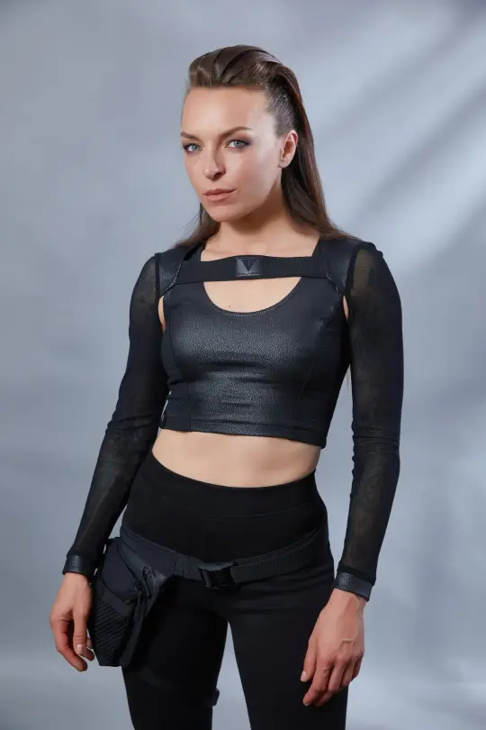 SH3-M Burning man shrug cyberpunk