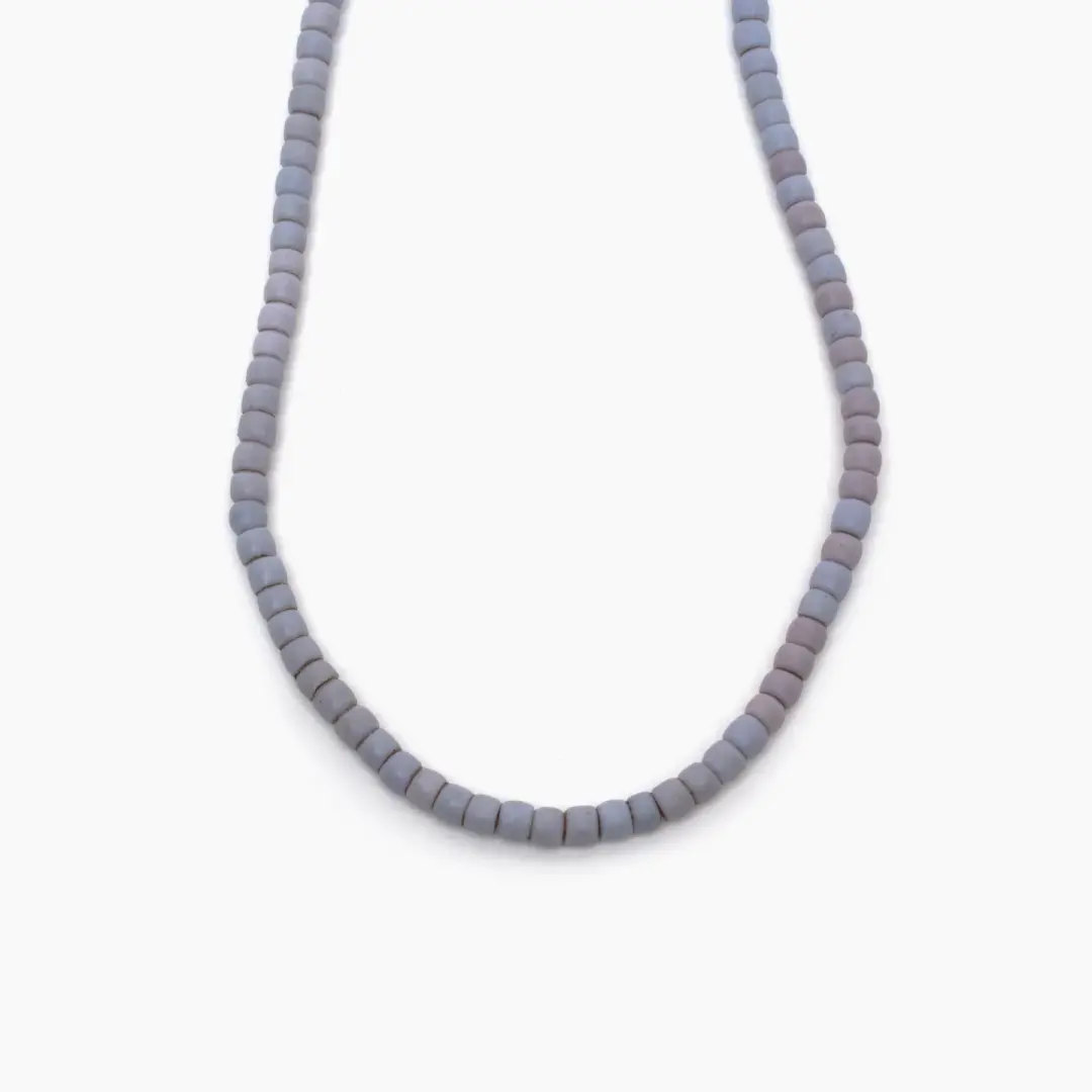 Strand of Purple Toucana Beads from Kenya
