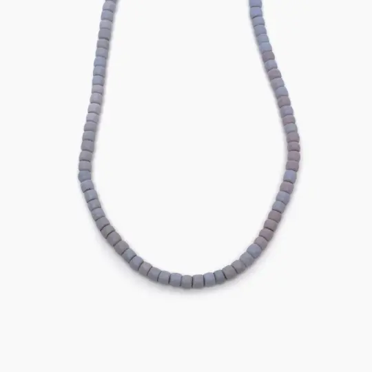 Strand of Purple Toucana Beads from Kenya
