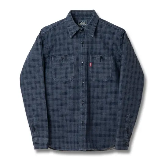 13oz Jacquard Check Shirt [5734]