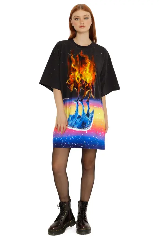 Burning On The Inside Giant Tee